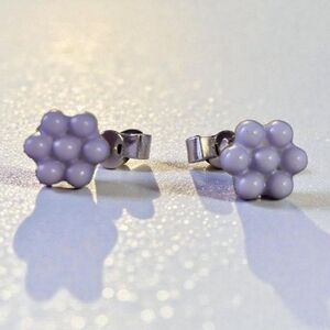 🔴5/$25🔴 Purple Cluster Stud Earrings